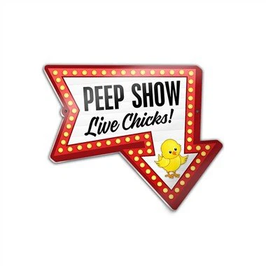 Arwydd Plac Coop Ceiliog Cyw Iâr PVC