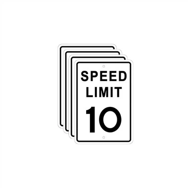 Arwydd Terfyn Cyflymder Cerbyd