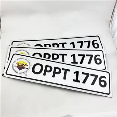 Gweithgynhyrchu Plât Rhif Metel