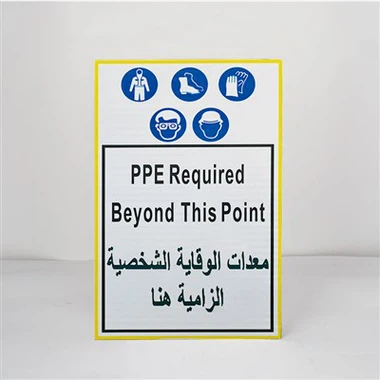 Arwyddfwrdd Gyda Ffrâm A Chlampiau